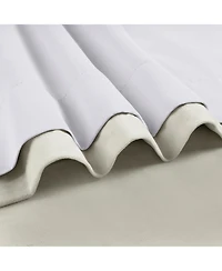 Half Price Drapes Porcelain White Signature Velvet Blackout Curtain