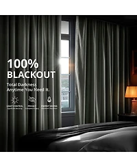 Half Price Drapes Silver Grey Signature Velvet Blackout Curtain