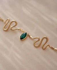 Ettika Gold Plated Serpentina Choker Necklaces