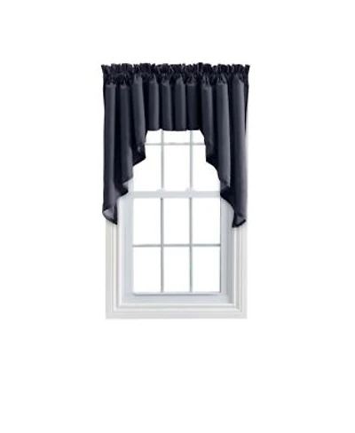 Draft Ellis Curtain Ellis Stacey 3 X22 Rod Pocket High Quality Fabric Solid Color Window Lined Swag Set 126 X22x36 X22 Navy