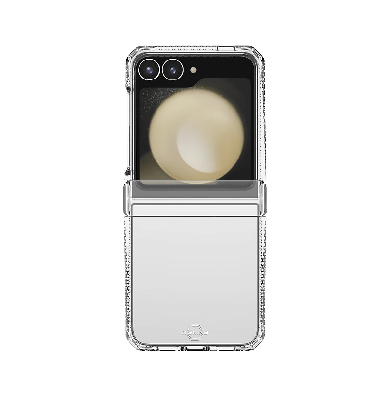 ITSkins Hybrid_R Clear Hinge Case for Samsung Galaxy Z Flip6