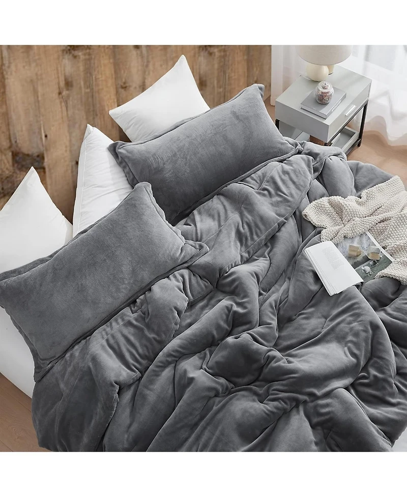 Git Cozy - Coma Inducer Oversized Comforter Set - Darkest Gray