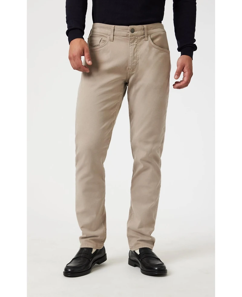 Mavi Jeans Men's Marcus Slim Straight Leg Latte Luxe Twill