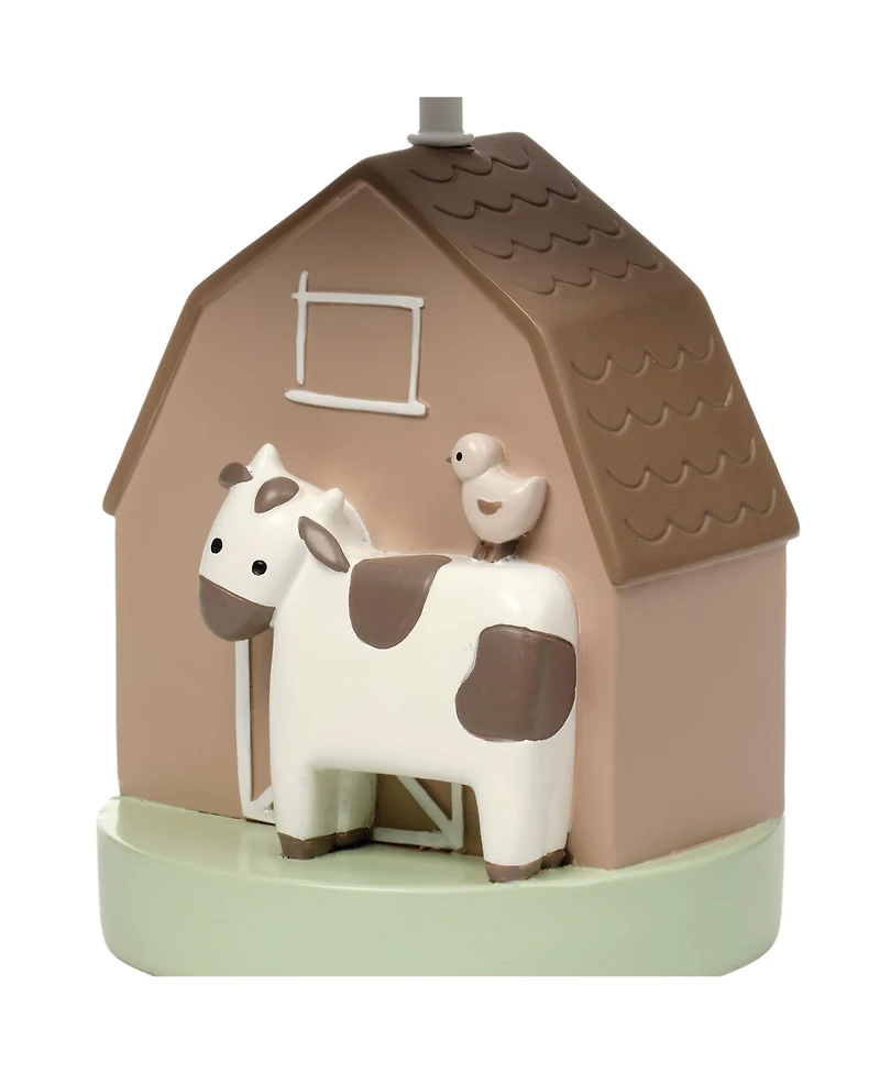 Bedtime Originals Farmyard Friends Decorative Tabletop Nursery Lamp with Shade