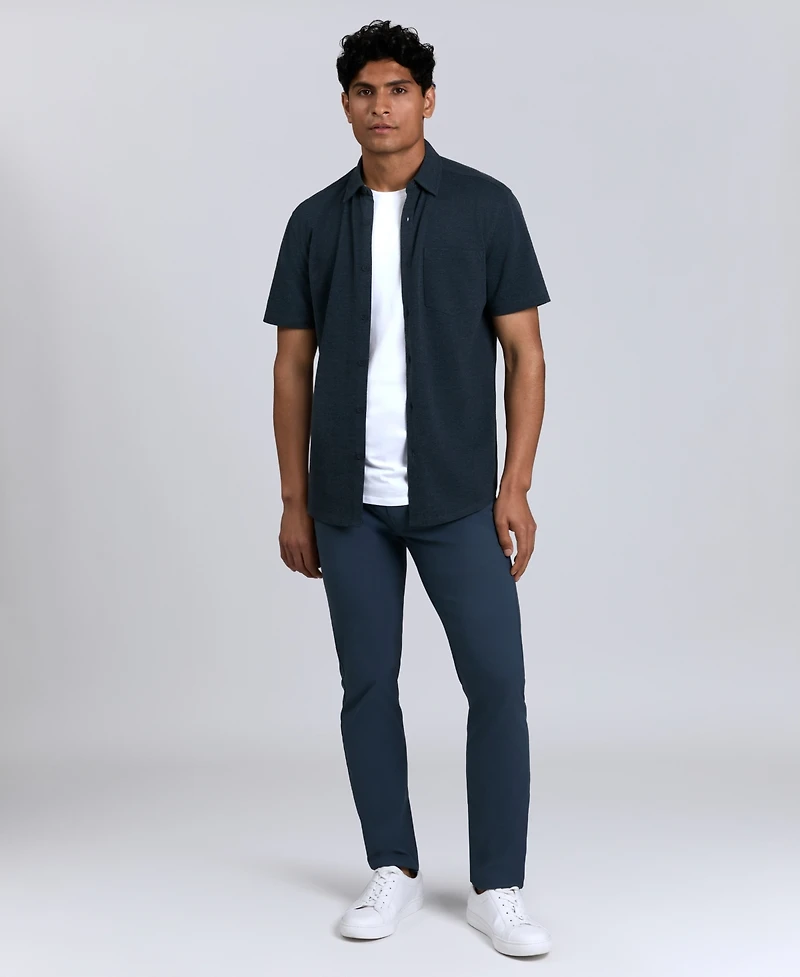 Kennth Cole Men's Slim-Tapered Fit Stretch Tech Pants