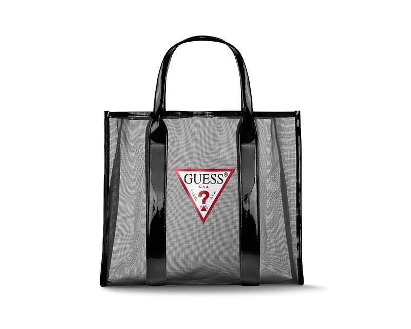 Free Guess black tote bag with a regular price Guess watch purchase of $125 or more
