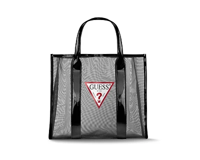Free Guess black tote bag with a regular price Guess watch purchase of $125 or more