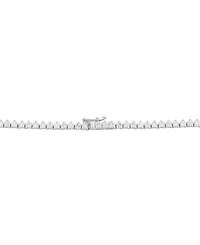 Macy's Diamond Graduated Martini Tennis Necklace (10 ct. t.w.) in 14k White Gold