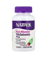 Natrol Melatonin Fast Dissolve Strawberry 3 mg