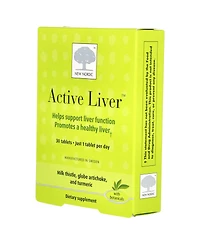 New Nordic Active Liver | Daily Liver Supplement | Milk Thistle, Artichoke & Turmeric | for