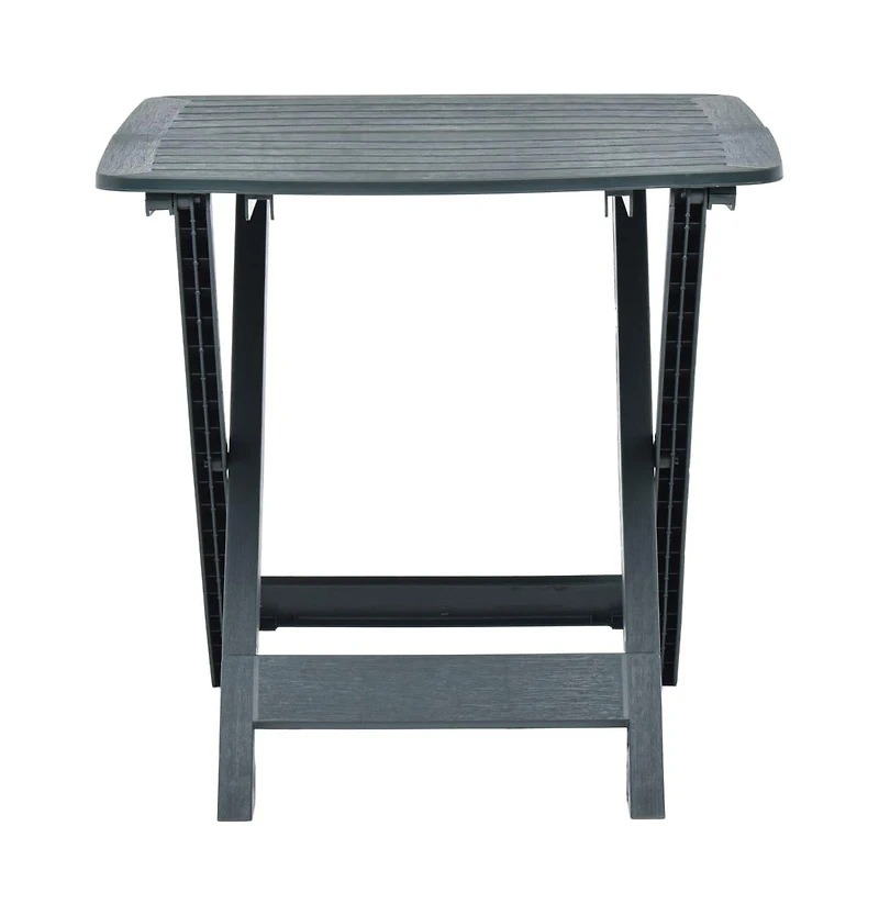 vidaXL Folding Patio Table Green 31.1"x28.3"x27.6" Plastic