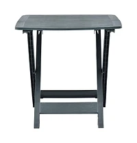 vidaXL Folding Patio Table Green 31.1"x28.3"x27.6" Plastic