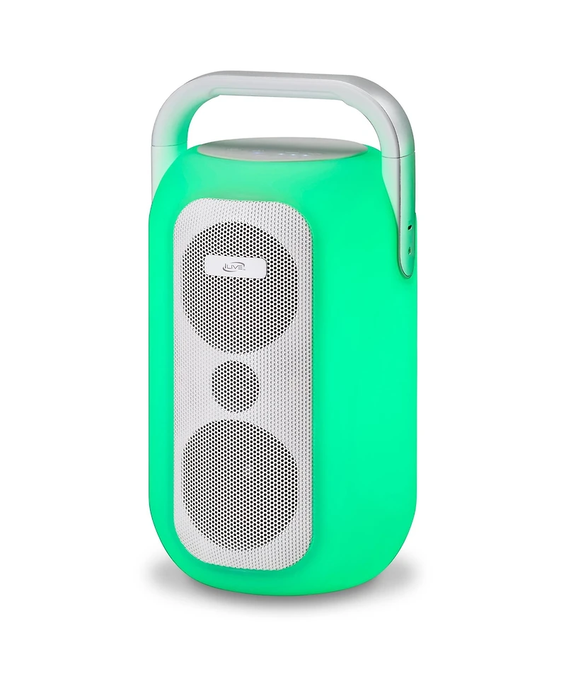 iLive Chroma Wireless Water Resistant Speaker with Led Lights, ISBW804W