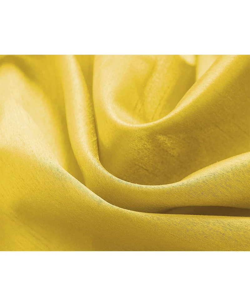 Rt Designer Collection Nancy Grommet Luxurious Modern Design Curtain Panel 54" x 95" Neon Yellow