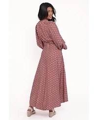 Petal and Pup Women's Ginnee Puff Sleeve Cutout Midi Dress