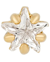 Girls Crew Teeniest Brightest Star Crystal Piercing Style Earring