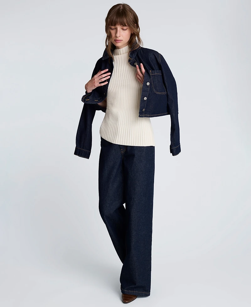 Kenneth Cole Women's Long-Sleeve Cropped Jacket