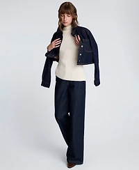 Kenneth Cole Women's Long-Sleeve Cropped Jacket