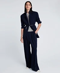 Kenneth Cole Women's Notch Collar Belted Jacket