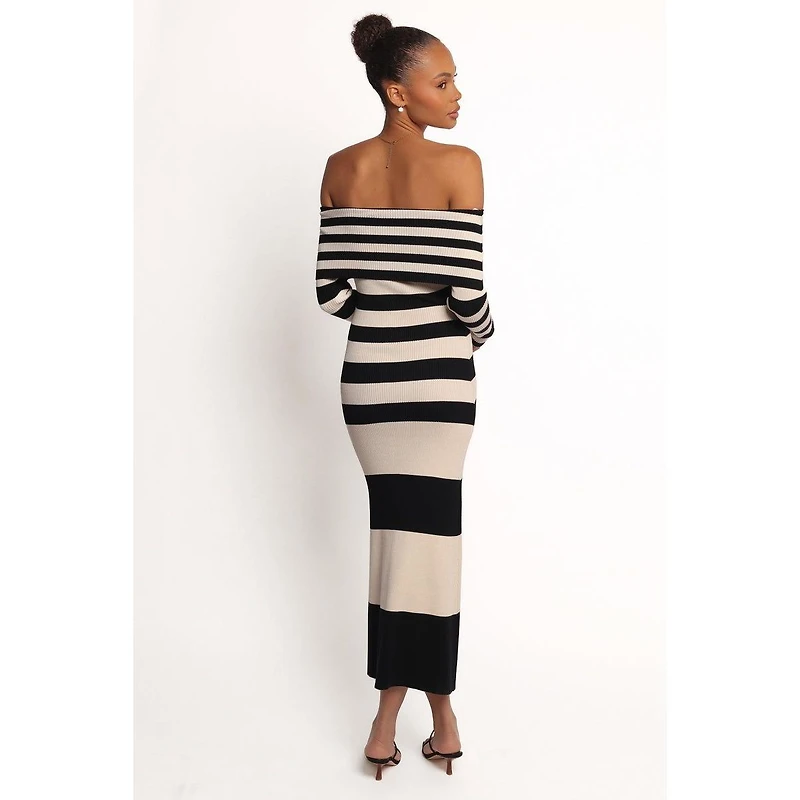 Petal and Pup Women's Banks Off Shoulder Knit Dress