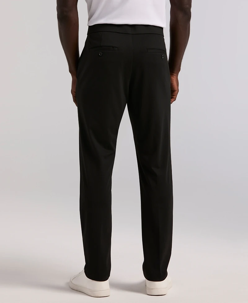 Perry Ellis Men's Slim-Fit Tapered Pull-On Pants