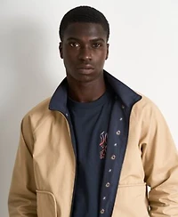 Scotch Soda Mens Artwork Short Sleeve T Shirt Straight Leg Pants Reversible Jacket