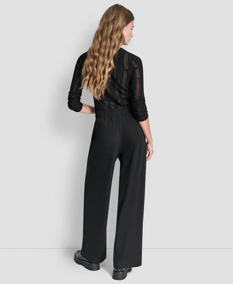 Dkny Women's Pull-On Wide-Leg Pants