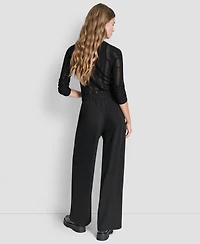 Dkny Women's Pull-On Wide-Leg Pants
