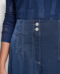 Dkny Women's Top Stitch Glazed Dressing Trousers