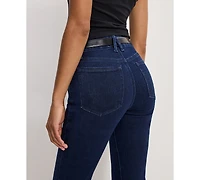 Good American Women's Slim Fit Flare Leg Jeans