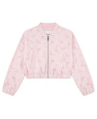 abercrombie kids Girls Floral Print Bomber Jacket