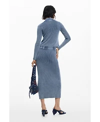 Desigual Women's Zip-knit sweater