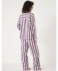 Hush Women's Cotton Stripe Pajamas