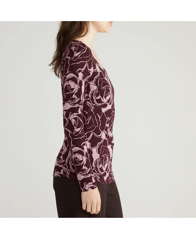 Universal Standard Women's Agatha Liquid Jersey Top