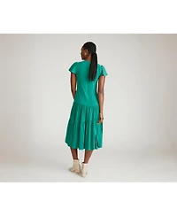 Universal Standard Women's Mariella Stretch Cupro Dress