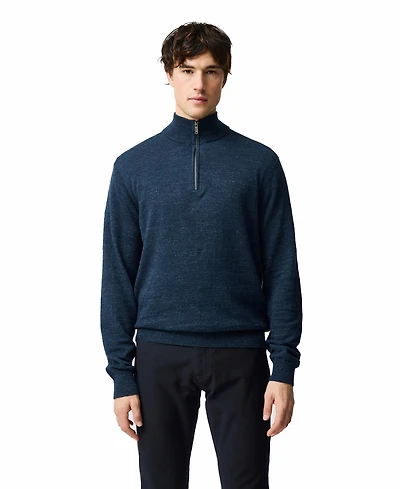 Rodd Gunn Men's Fortrose Cotton Quarter-Zip Sweater