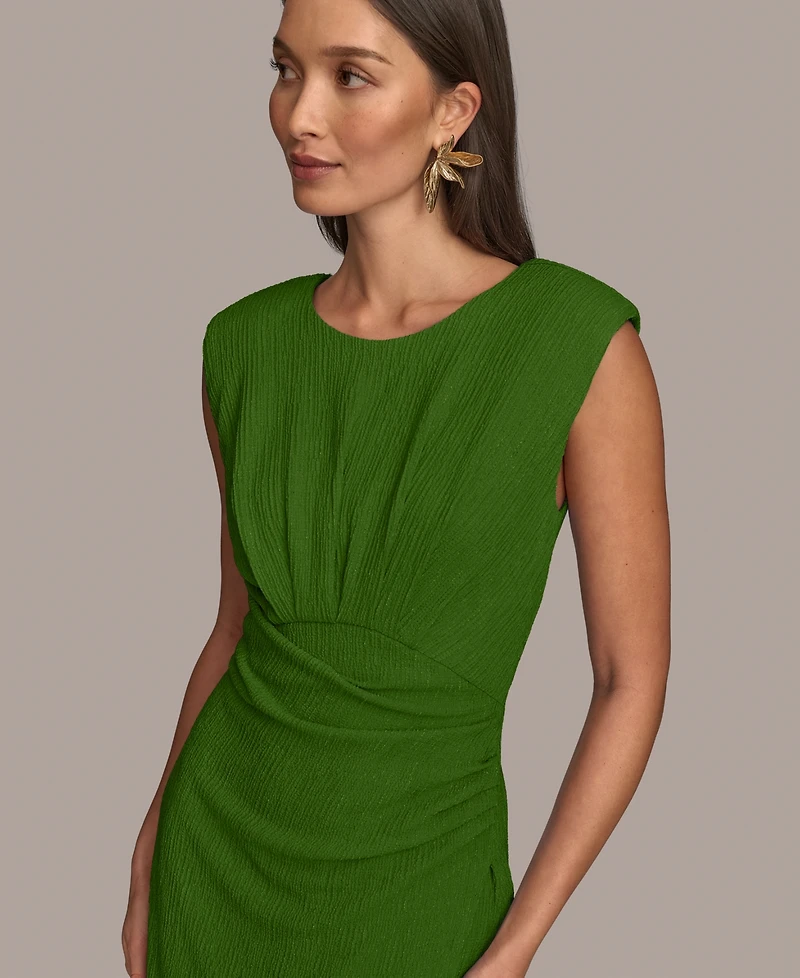 Donna Karan New York Women's Side-Ruched Midi Dress