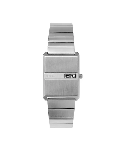 Breda 'Pulse' Stainless Steel and Metal Bracelet Watch, 26mm