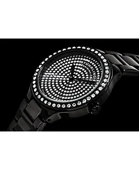 Stuhrling Women s Symphony 683 32mm Quartz Watch, Swarovski Crystal Bezel, Stainless Steel Bracelet, 50M Water Resistant