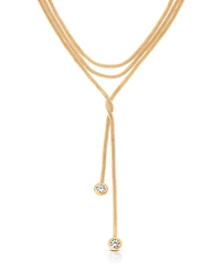 Ettika Gold Plated Forever Tied Necklace