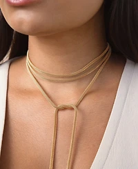 Ettika Gold Plated Forever Tied Necklace