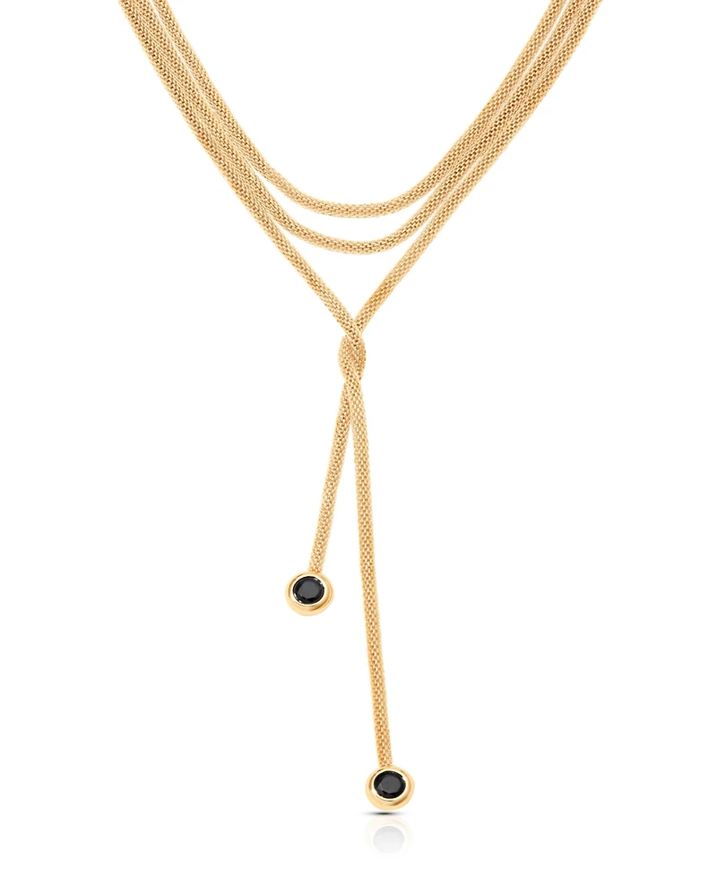 Ettika Gold Plated Forever Tied Necklace
