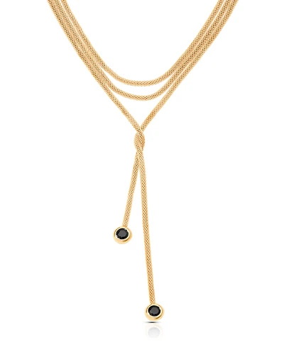 Ettika Gold Plated Forever Tied Necklace