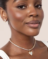Ettika Luminous Love Tennis Necklace