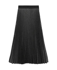 Reiss Women's Metallic Pleated Midi Skirt