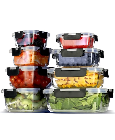 Nestl Borosilicate 16-Pc. Food Storage Containers Set