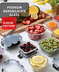 Nestl Borosilicate 16-Pc. Food Storage Containers Set