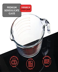 Nestl Borosilicate 3-Pc. Liquid Measuring Cup Set
