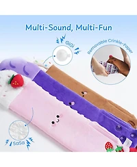 Nocciola 3-Pack Summer Drink Dog Toys – squeaky, crinkle, durable tug fun for all dogs!”