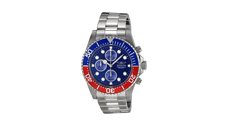 Invicta Men's Pro Diver Quartz Multifunction Blue Dial Watch